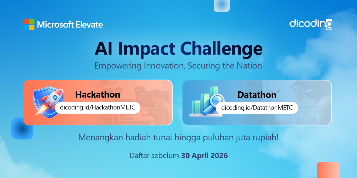 Telah Dibuka! AI Impact Challenge: Hackathon dan Datathon dengan Hadiah Jutaan Rupiah