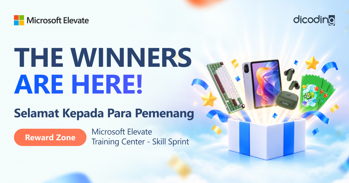 Selamat! Inilah 15 Pemenang Reward Zone Microsoft Elevate Training Center – Skill Sprint 2026